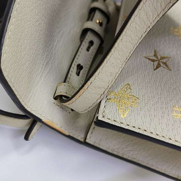 Sylvie Mini Calfskin White