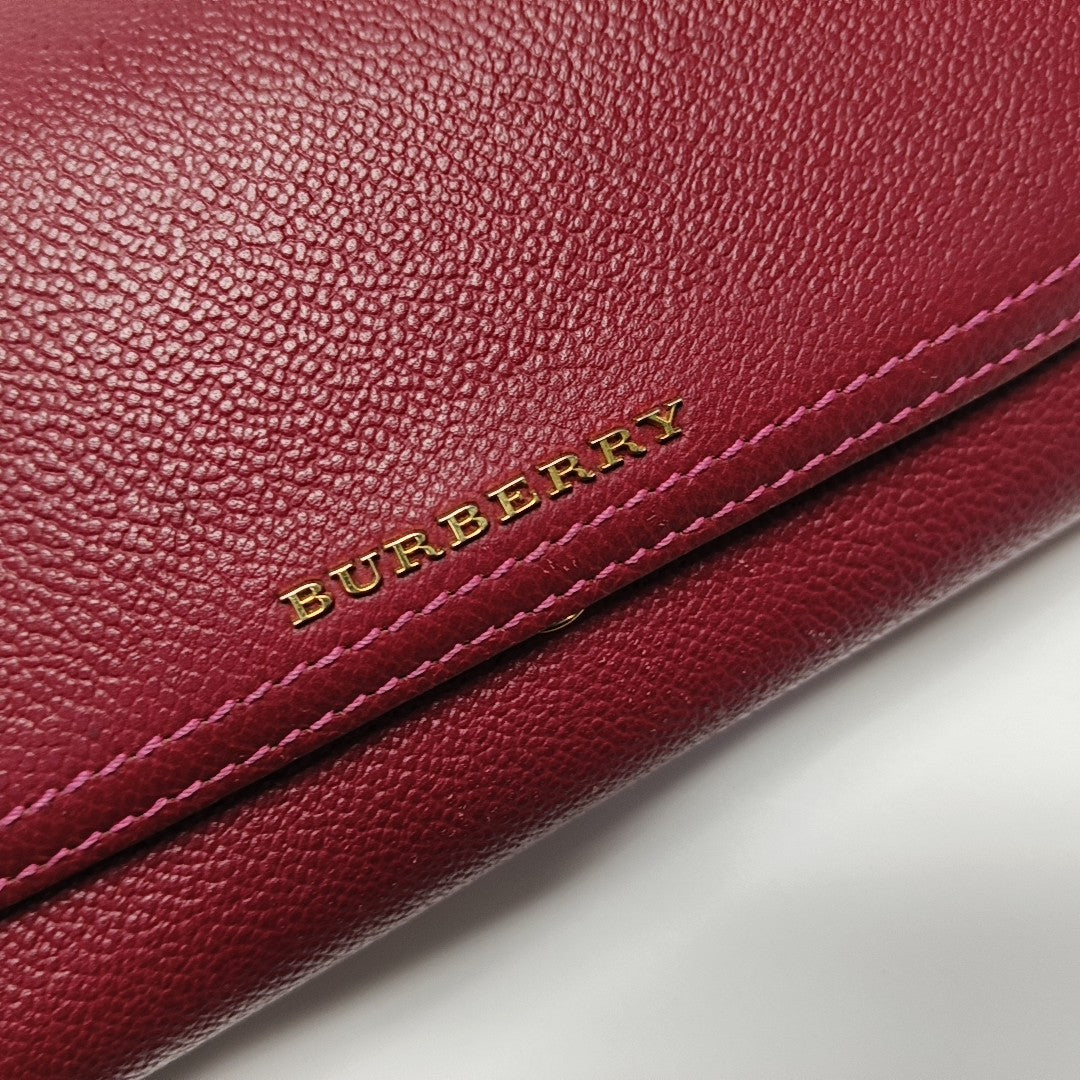 Calfskin Shoulder Bag Red