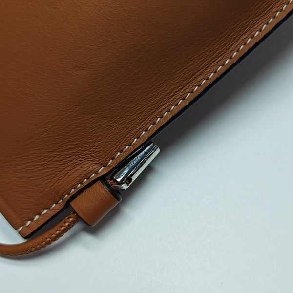 Calfskin Crossbody Bag Brown