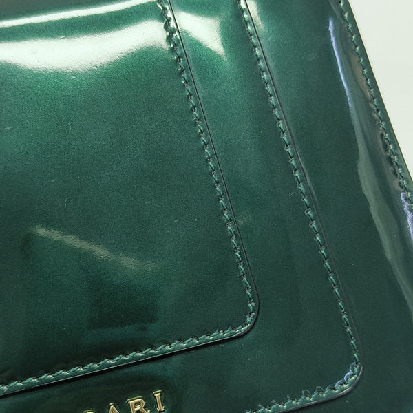 SERPENTI FOREVER Small Patent Leather Green