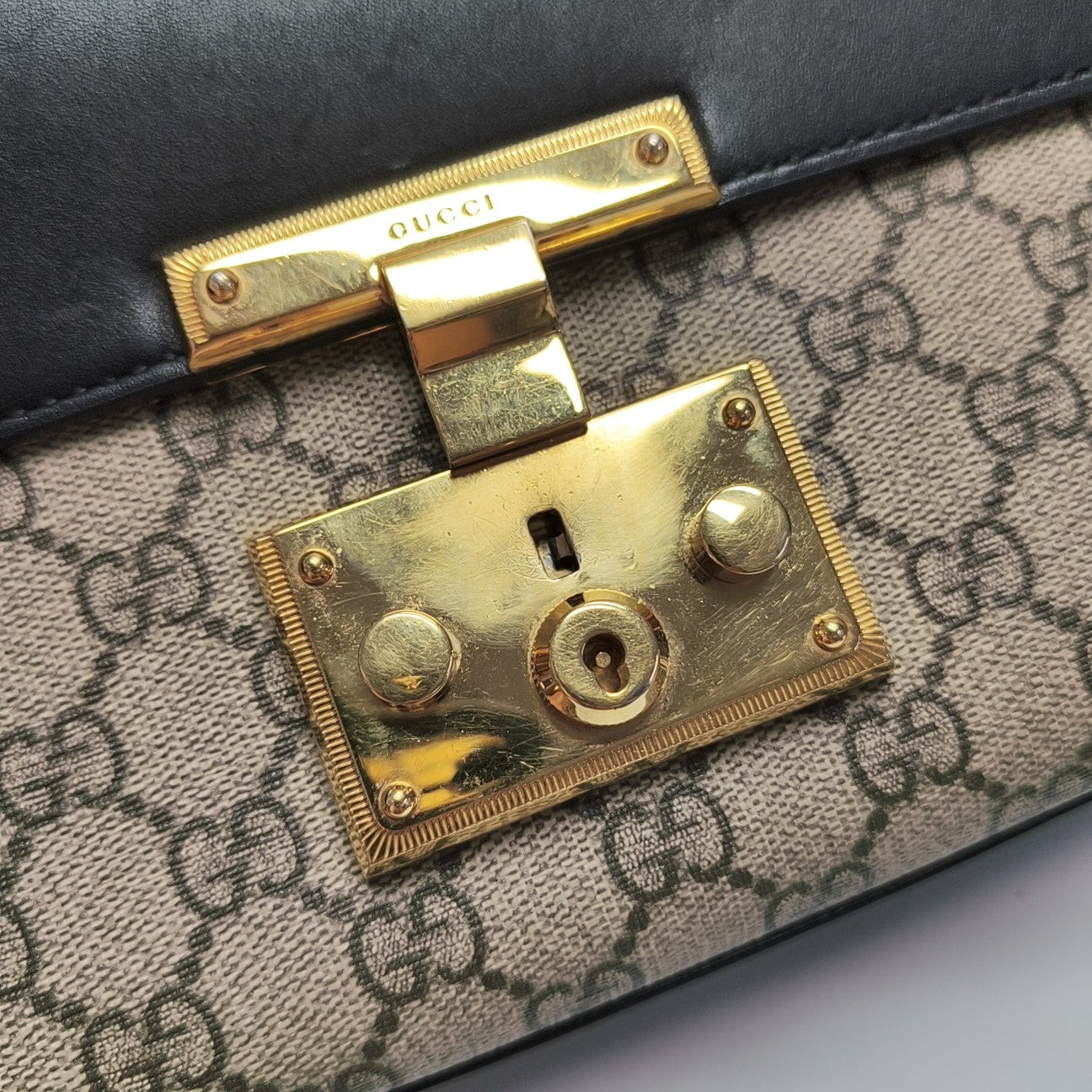 Padlock Small Monogram Coated Canvas Multicolor