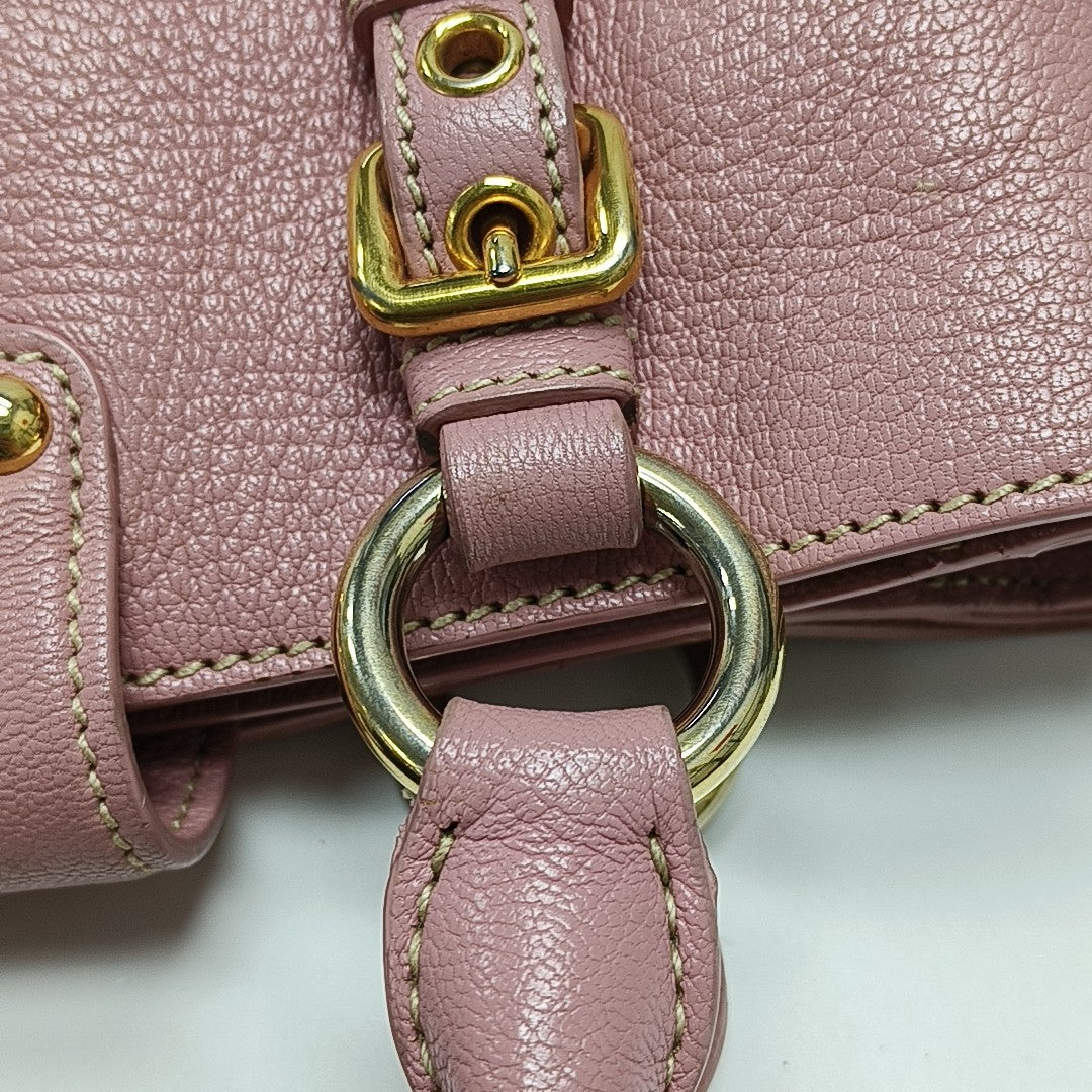 Calfskin Tote Bag Pink