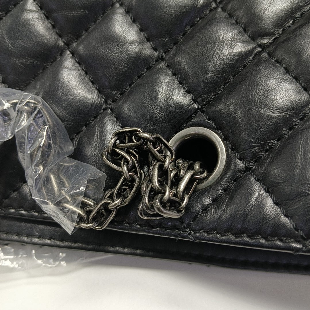 2.55 Quilted Calfskin Black