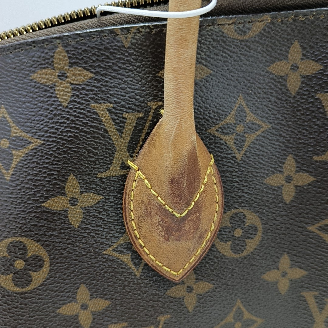 LOCKIT MM Monogram Coated Canvas Brown