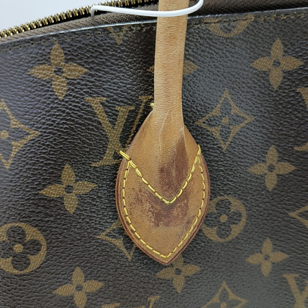 LOCKIT MM Monogram Coated Canvas Brown