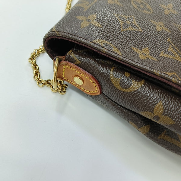 FAVORITE MM Monogram Coated Canvas Brown