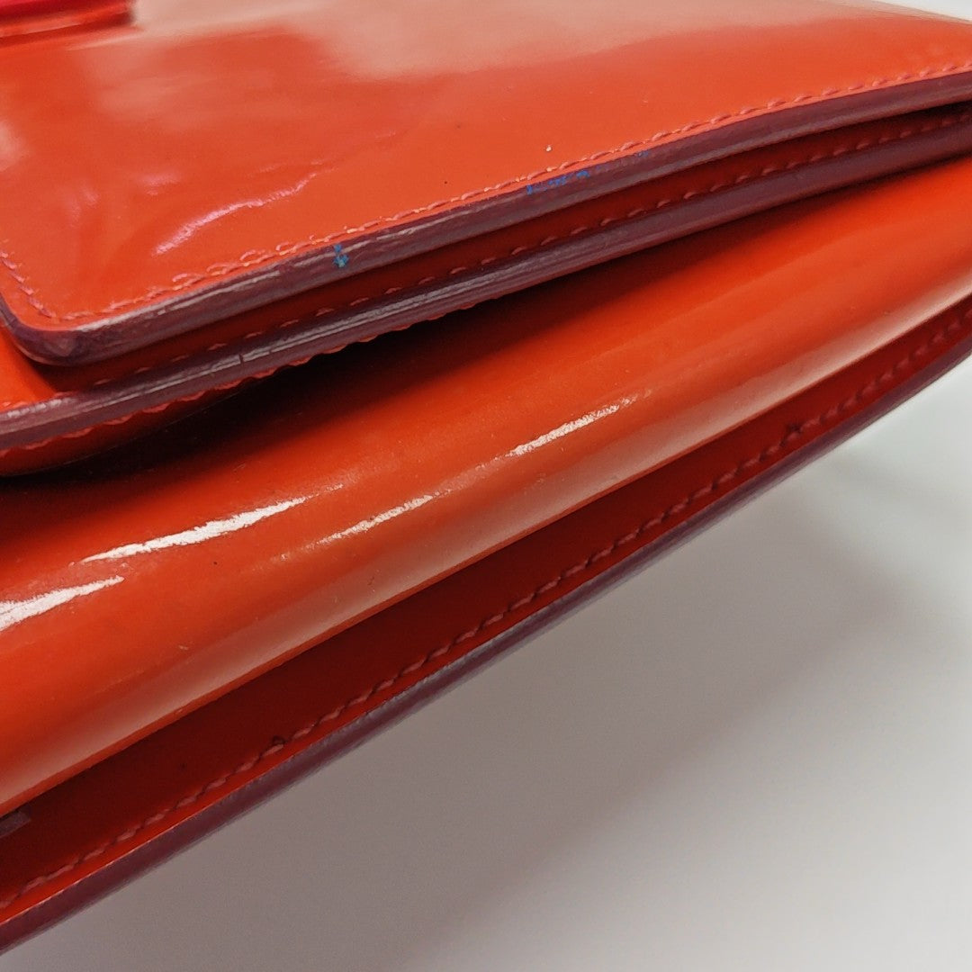 Ginny Patent Leather Orange