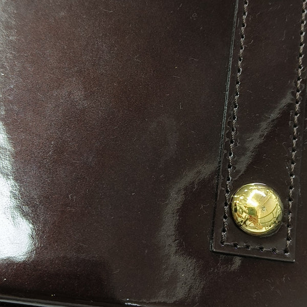 ALMA PM Monogram Patent Leather Red
