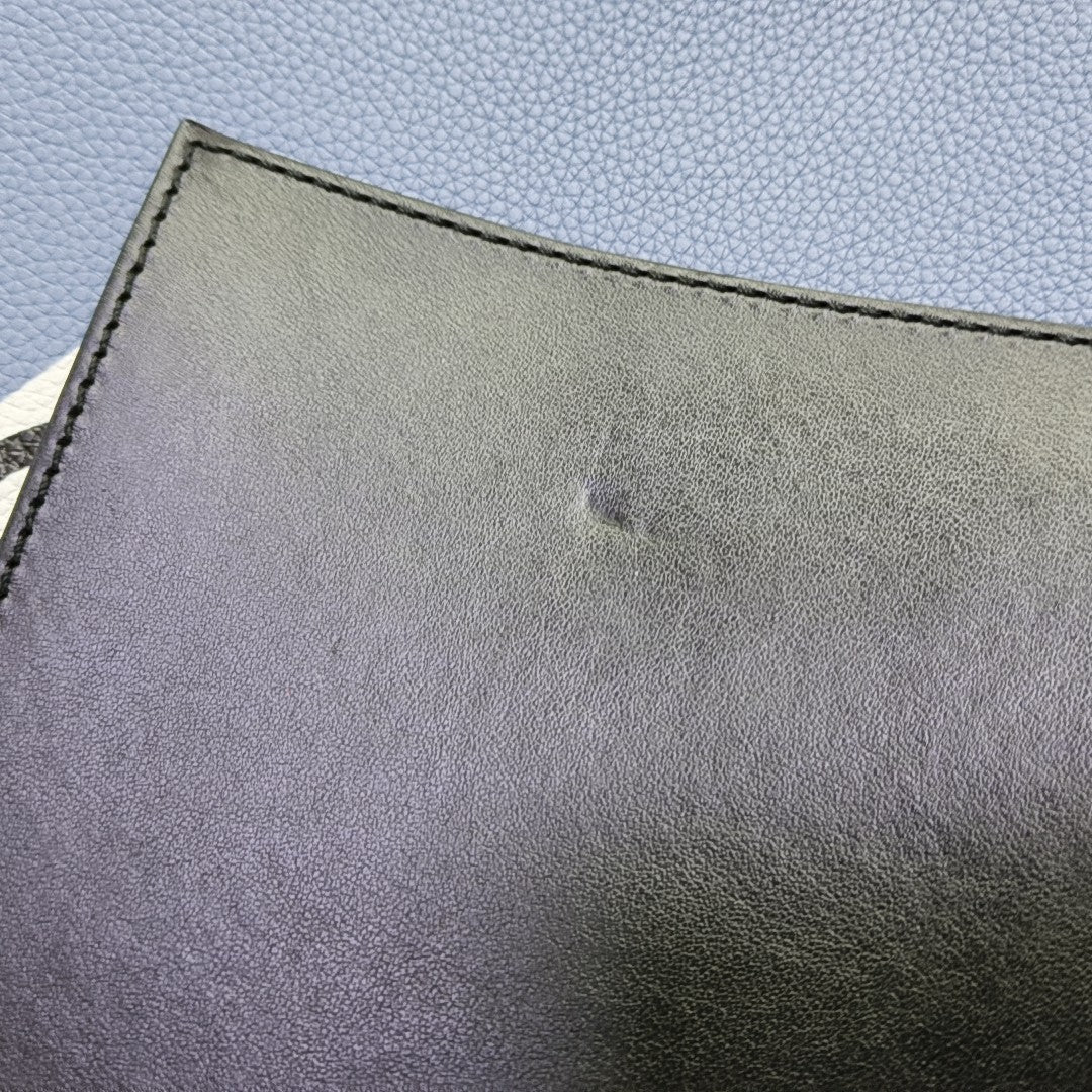 Calfskin Tote Bag Large Blue