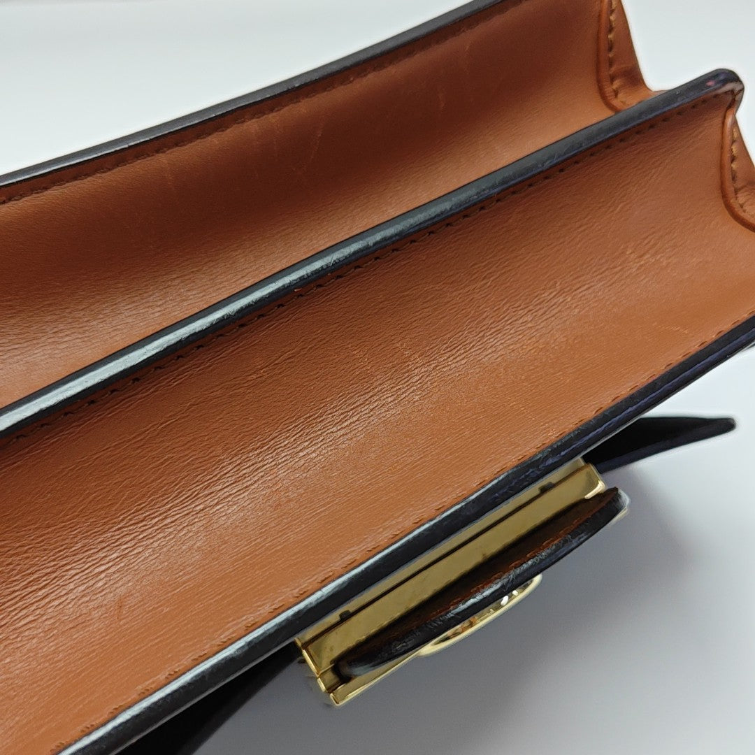 DAUPHINE Mini Monogram Coated Canvas Brown