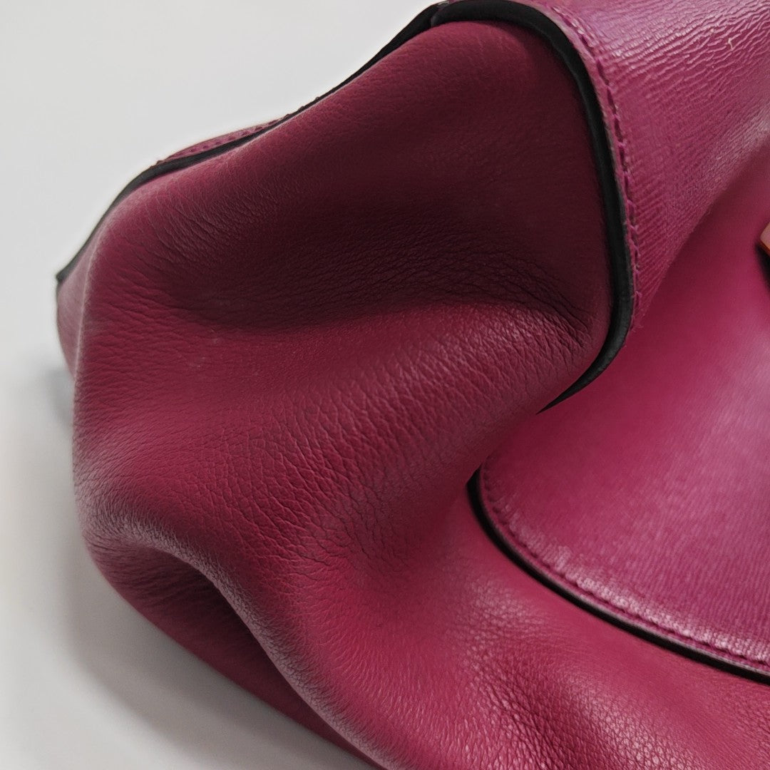 2 Jours Medium Calfskin Purple