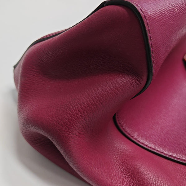2 Jours Medium Calfskin Purple