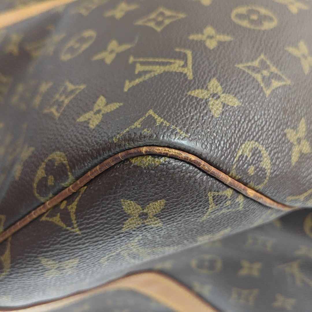 SAC SOUPLE 55 Monogram Coated Canvas Brown