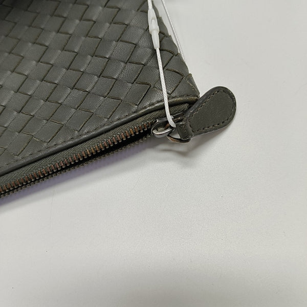 Lambskin Clutch Gray