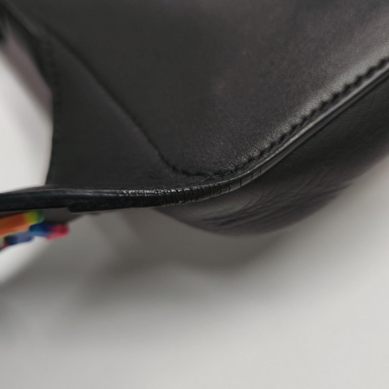 Monogram Lambskin Belt Bag Black