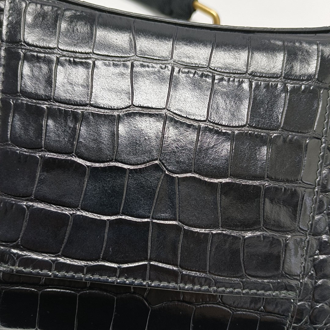 Downtown Super Mini Calfskin Black