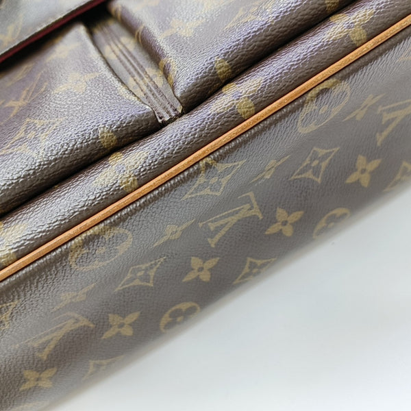 VIVA CITE Monogram Coated Canvas Brown