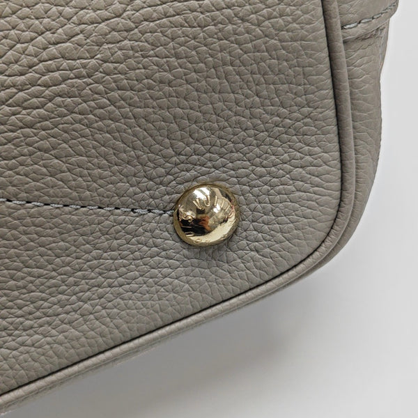 BLOSSOM PM Monogram Calfskin Gray