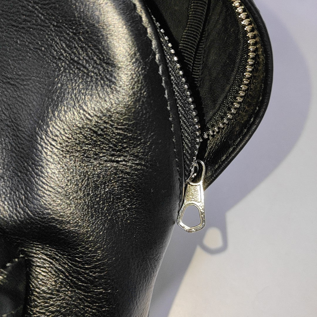 B. Calfskin Black
