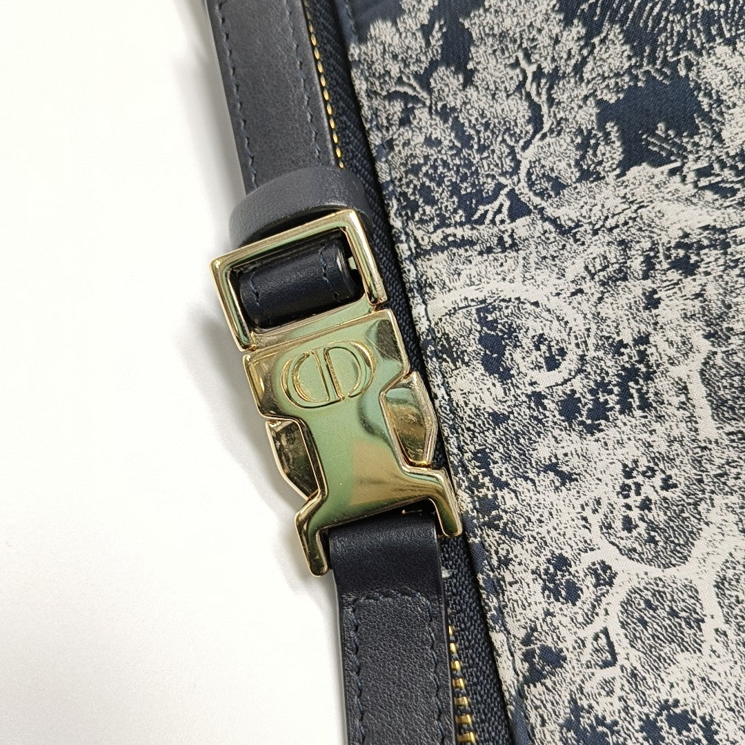 Diortravel Nomad Medium Fabric Blue