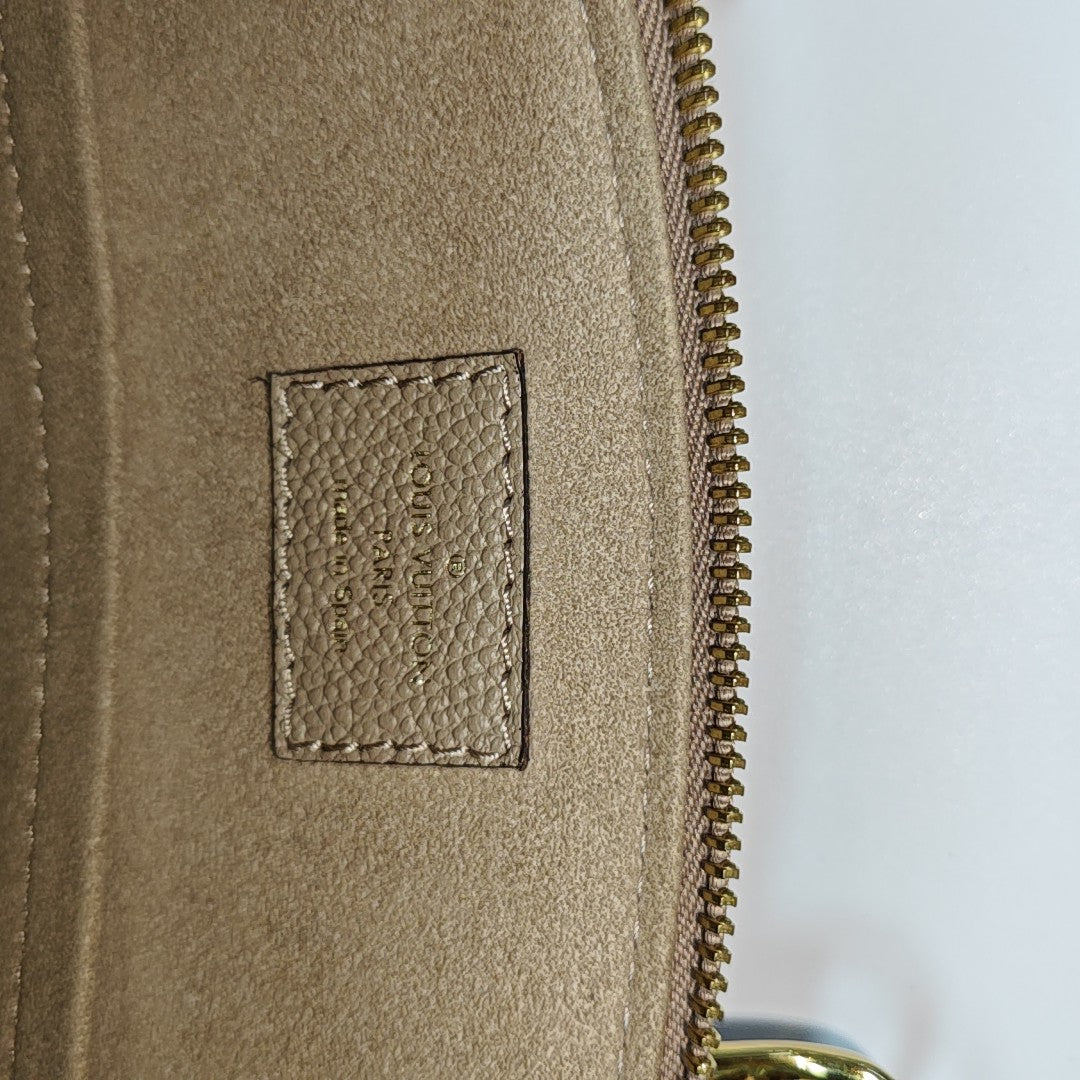 PALAIS PM Monogram Calfskin Gray