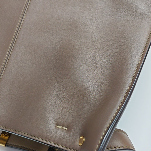 Peekaboo Medium Calfskin Brown