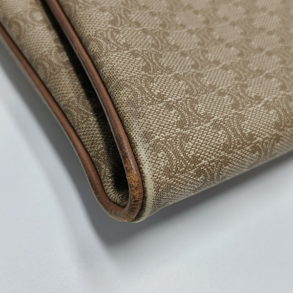 MACADAM CLUTCHES Coated Canvas Beige