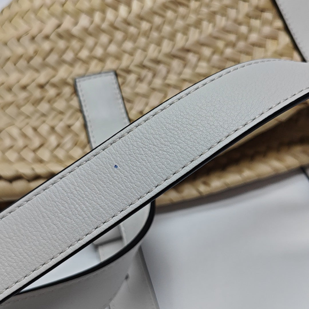 Basket Small Straw Beige