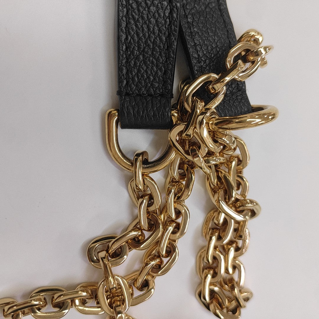 MARCEAU Monogram Calfskin Black