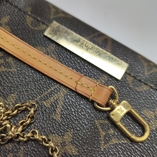 FAVORITE PM Monogram Coated Canvas Brown