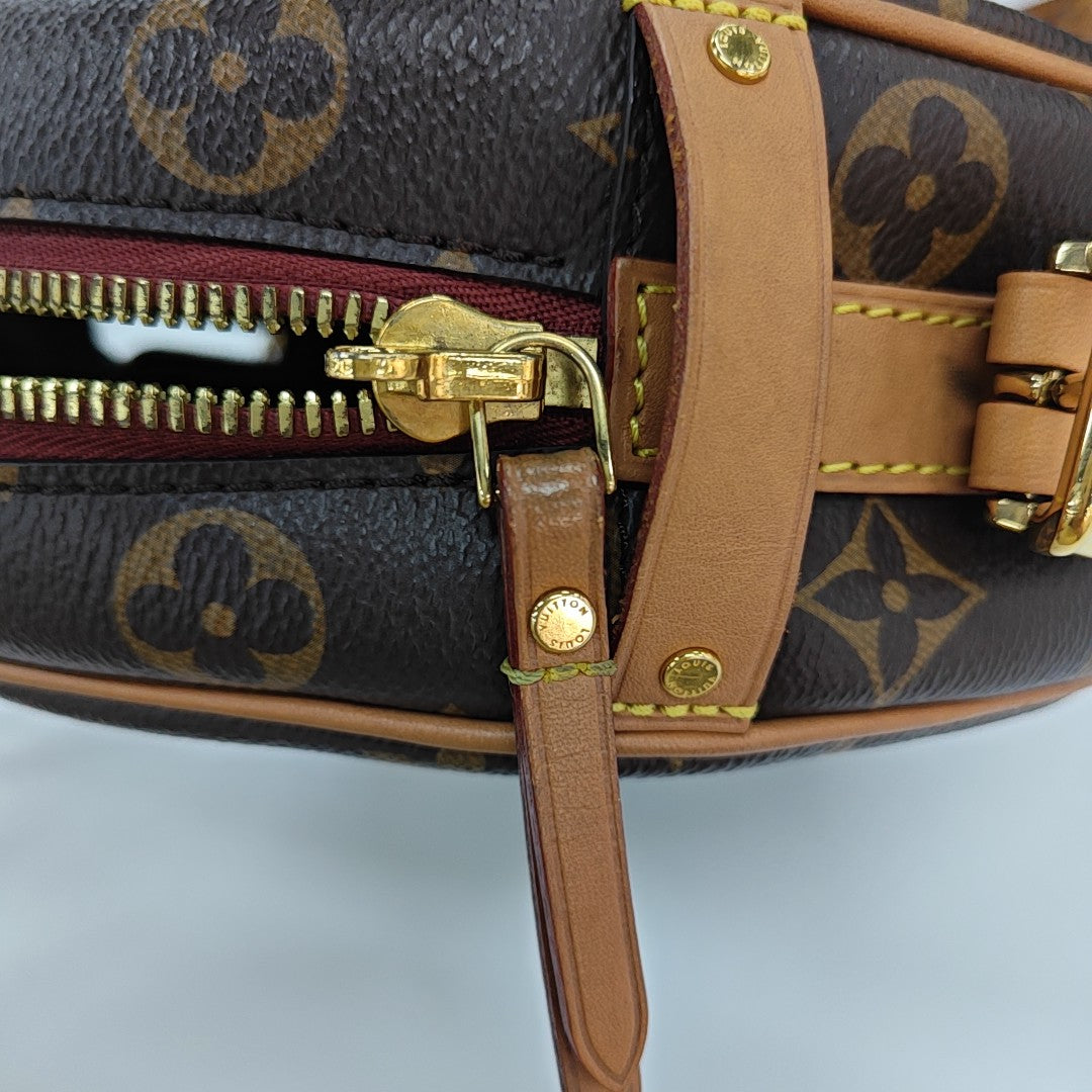 BOITE CHAPEAU MM Monogram Coated Canvas Brown