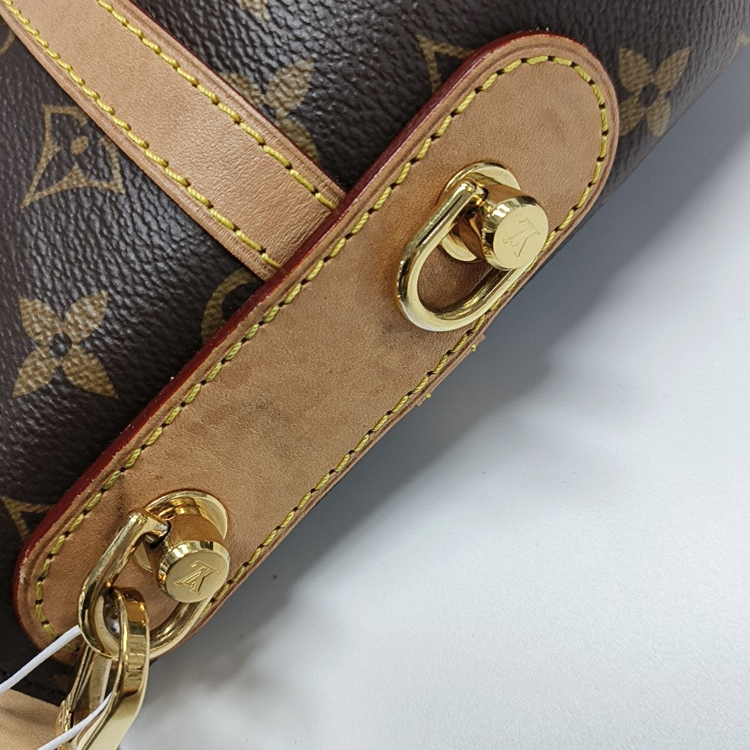 DUFFLE Monogram Coated Canvas Brown