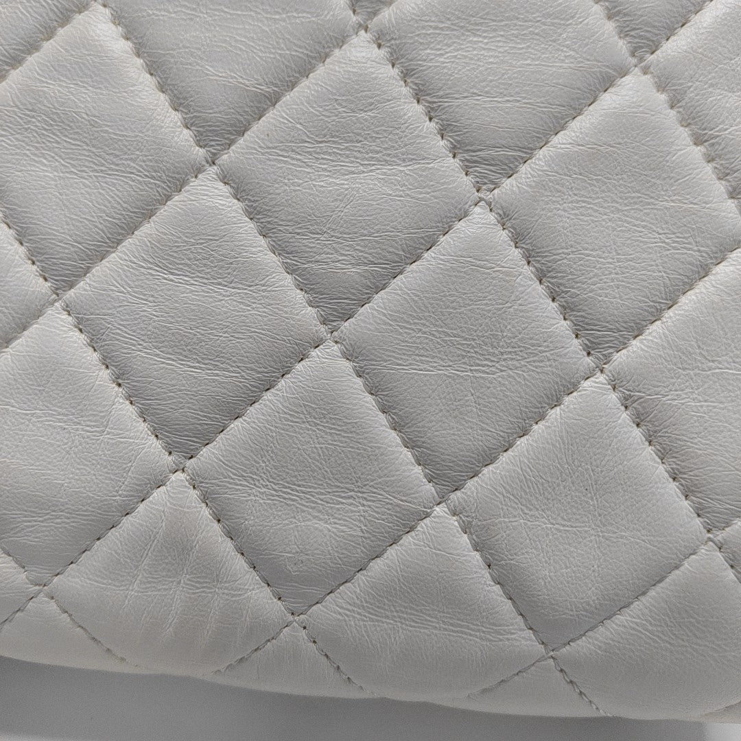CLASSIC FLAP Mini Quilted Lambskin White