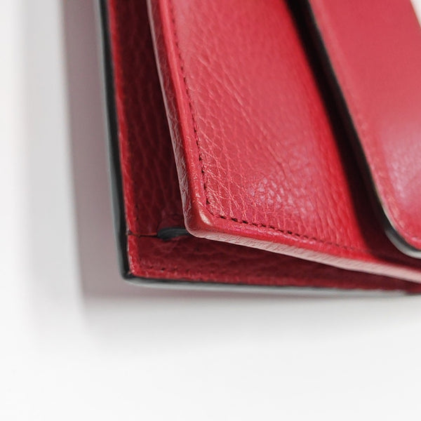 Calfskin Shoulder Bag Red