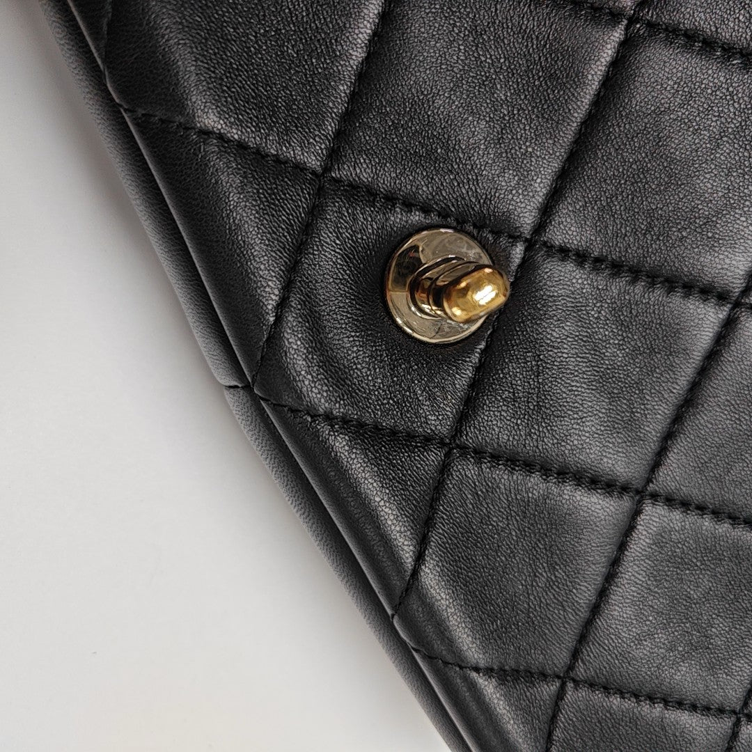 Quilted Lambskin Black