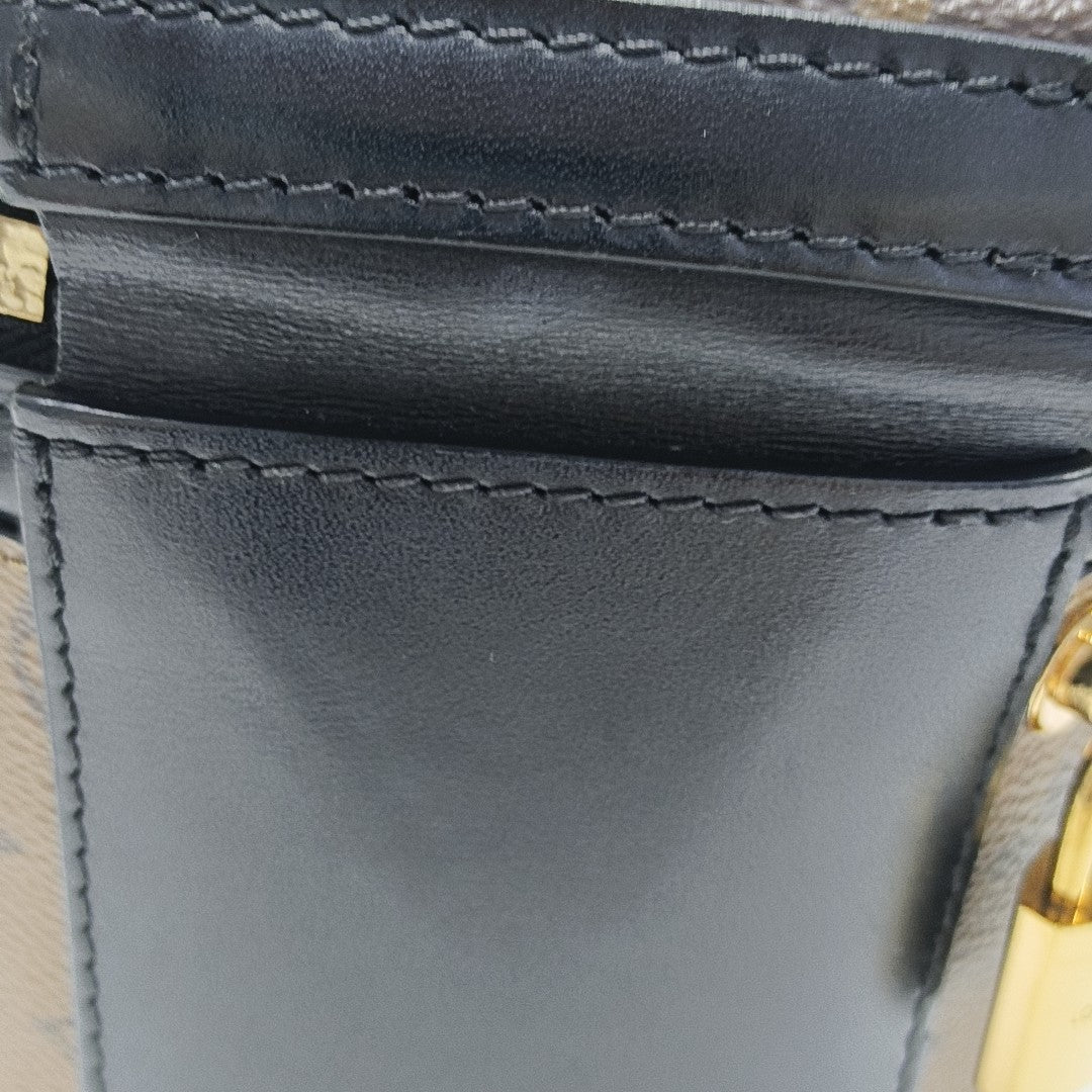 CANNES PM Monogram Coated Canvas Brown