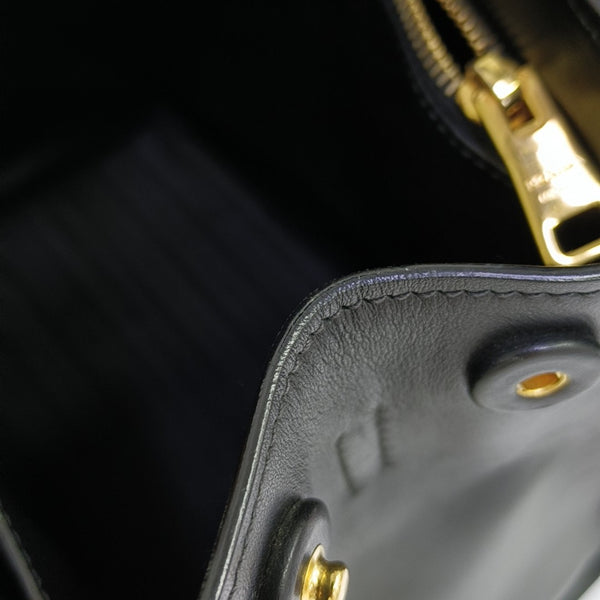 Monochrome Small Saffiano Calfskin Black