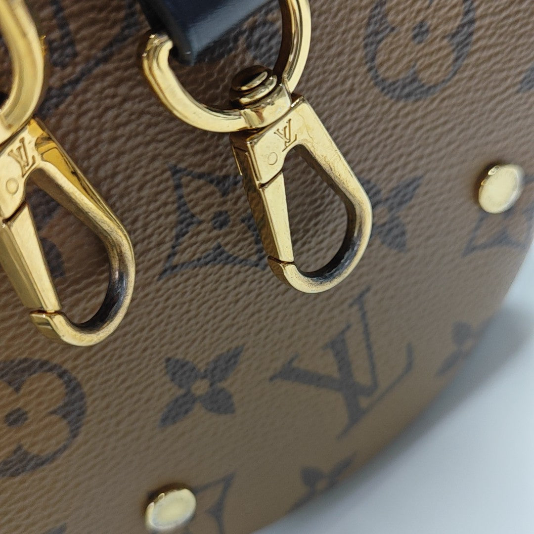 CANNES PM Monogram Coated Canvas Brown