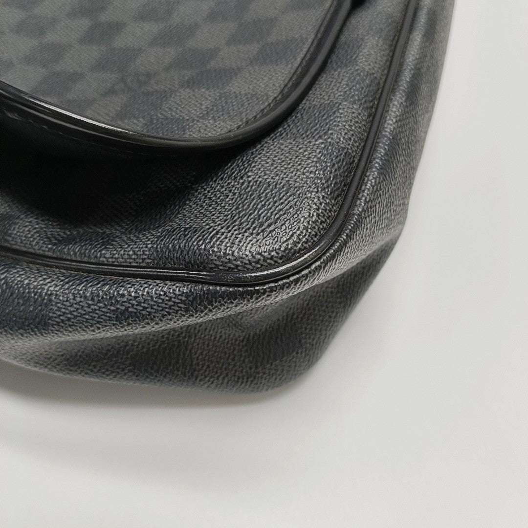 DANIEL Damier Graphite Coated Canvas Gray