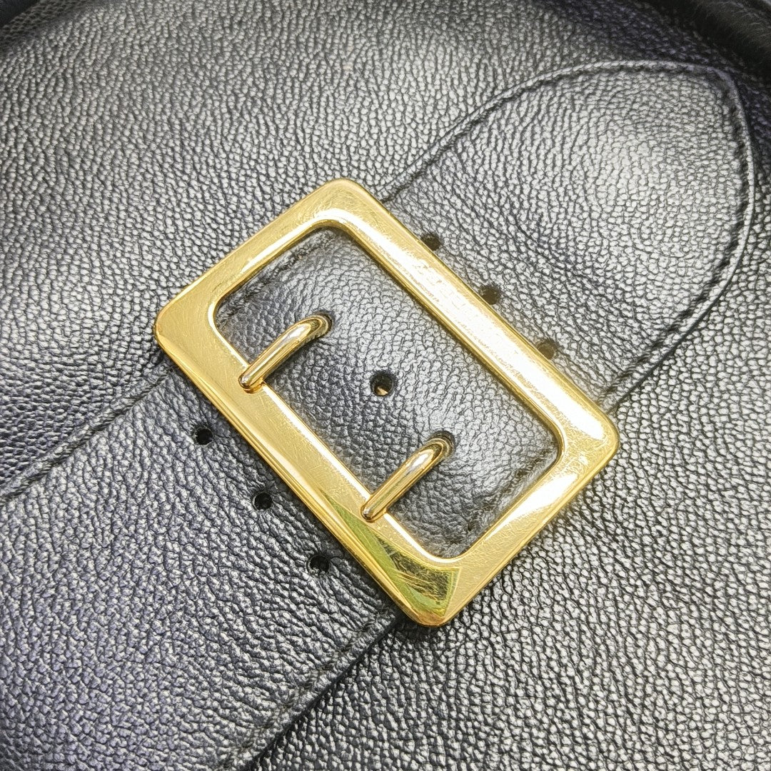 Buckle Small Calfskin Black