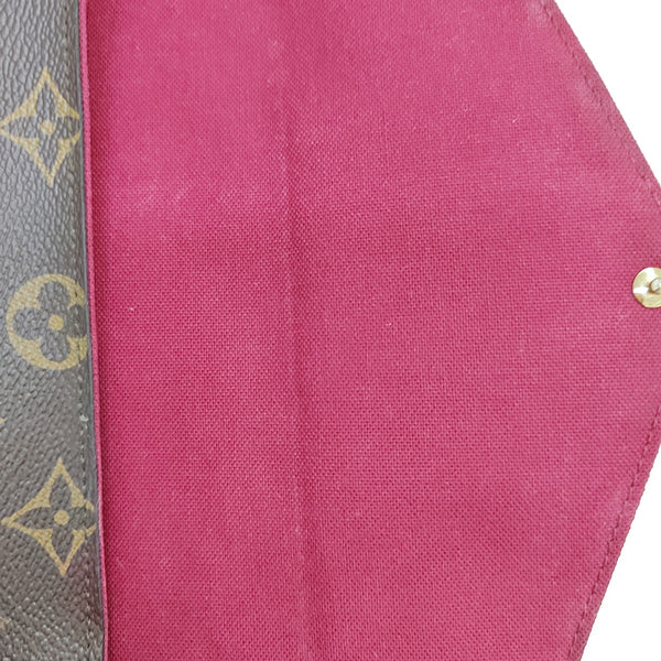 SARAH Monogram Coated Canvas Brown