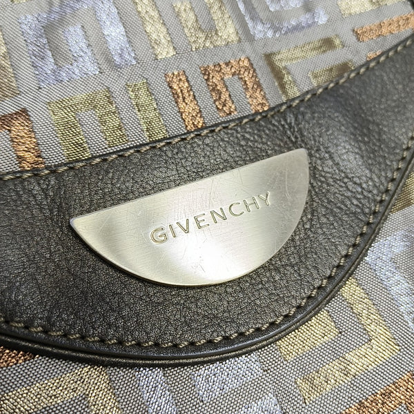 Fabric Top Handle Bag Multicolor