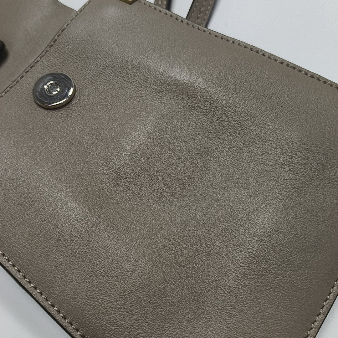 Faye Small Calfskin Gray