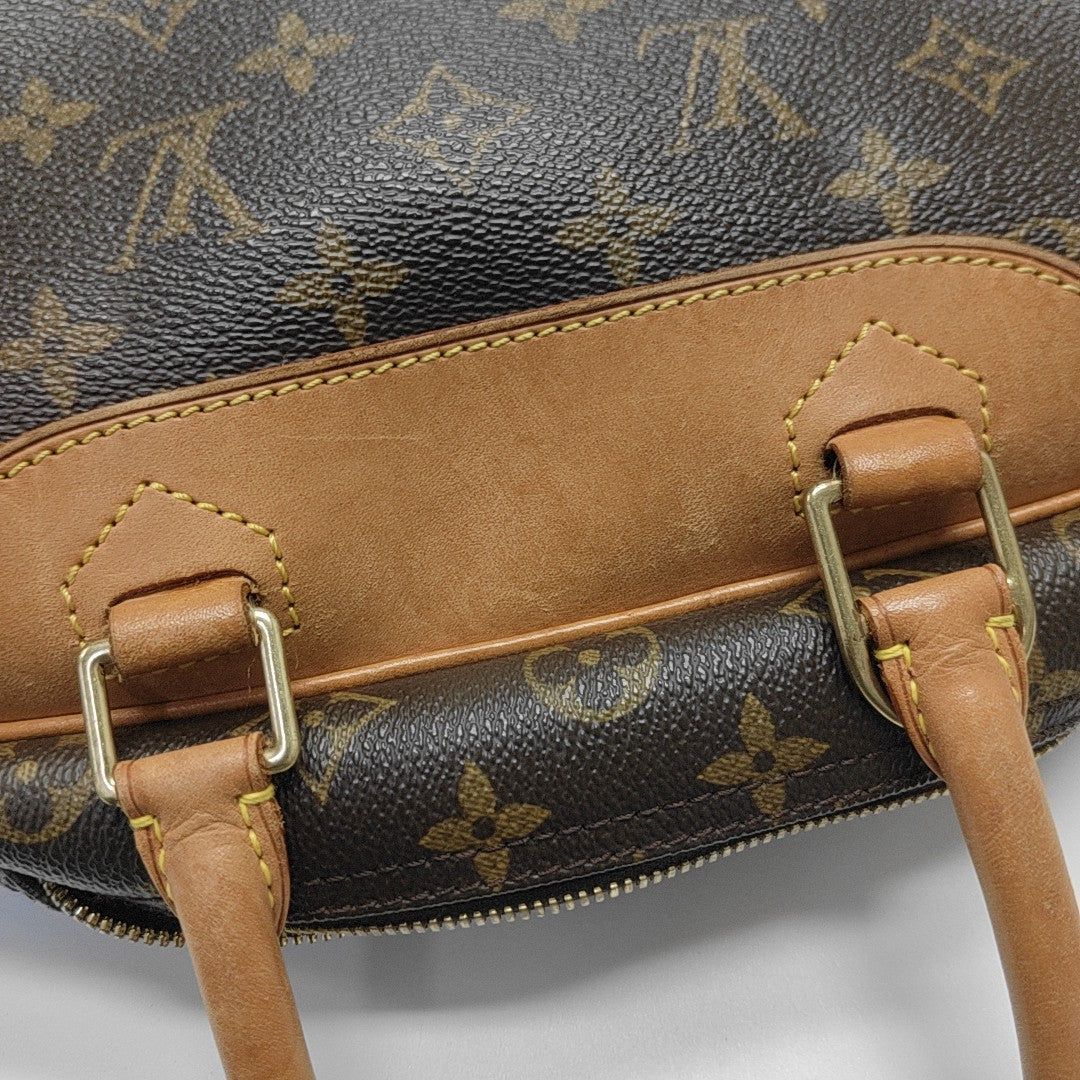 DEAUVILLE Monogram Coated Canvas Brown