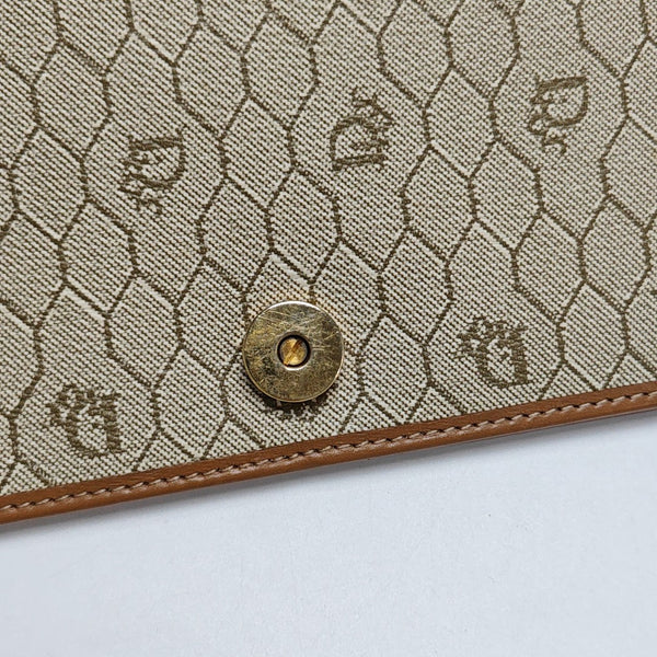 Vintage Honeycomb Coated Canvas Brown