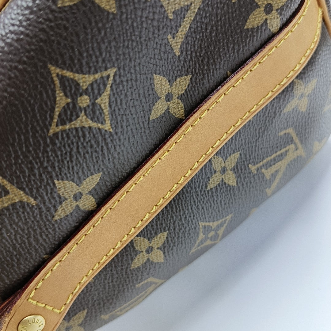SPEEDY 25 Monogram Coated Canvas Brown