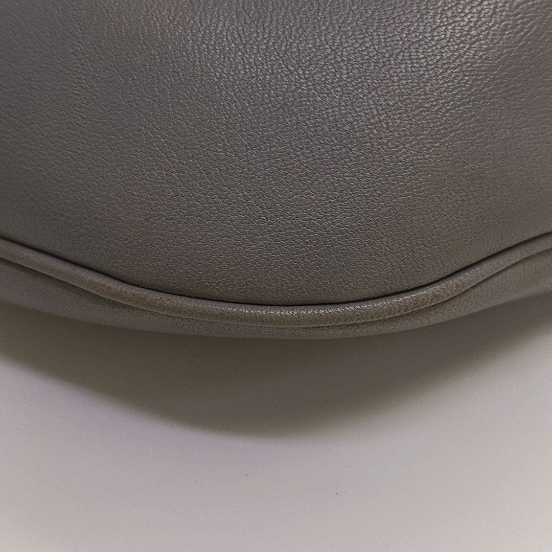 Calfskin Top Handle Bag Blue