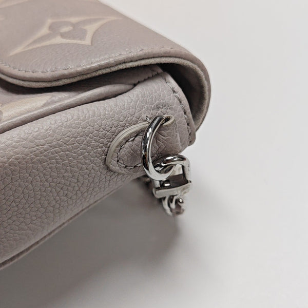 IVY Monogram Calfskin Gray