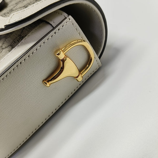 Horsebit 1955 Mini Coated Canvas Beige