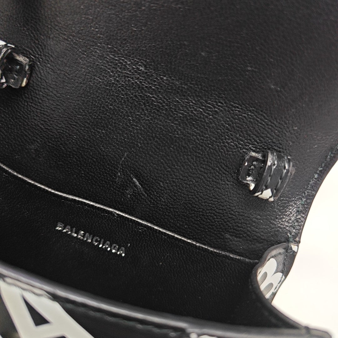 Hourglass Mini Calfskin Black